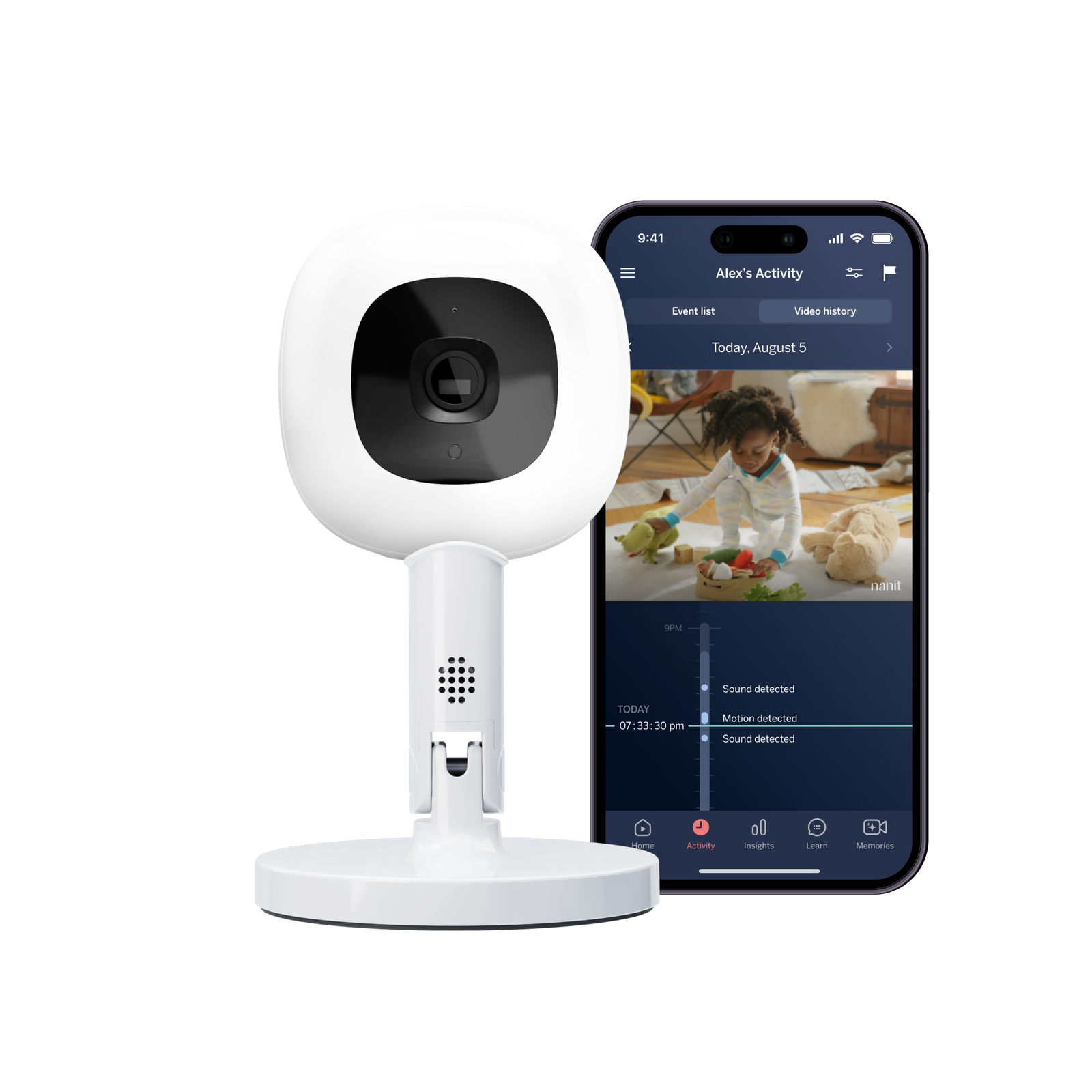 Nanit Smart Baby Monitor with Flex Stand