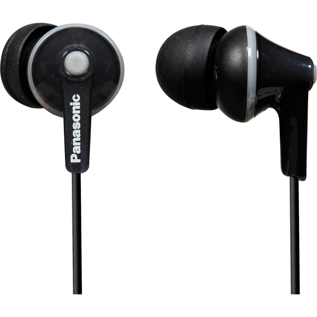 Černá kabelová sluchátka Panasonic RP-HJE125