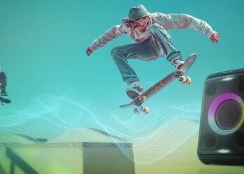 Černý bezdrátový párty reproduktor Panasonic SC-BMAX5