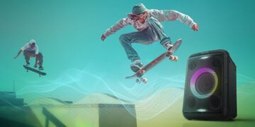Černý bezdrátový párty reproduktor Panasonic SC-BMAX5