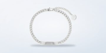 Silbernes Engravable Idend Bracelet von Paul Valentine