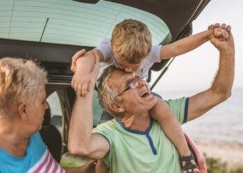 Family travel scene used to illustrate family travel insurance