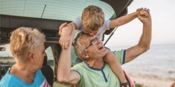 Family travel scene used to illustrate family travel insurance