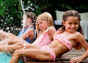 Family enjoying a holiday together