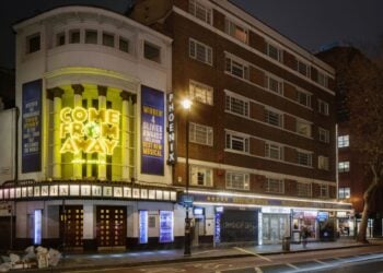 Phoenix Theatre exterior on Charing Cross Road in London