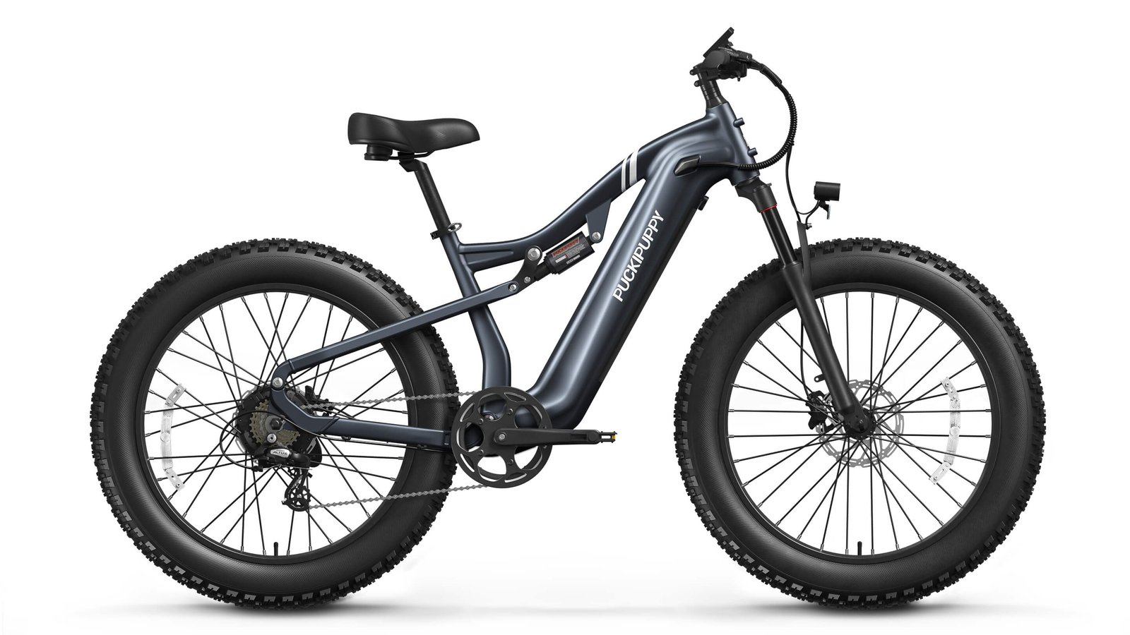 Puckipuppy dark fat tire ebike