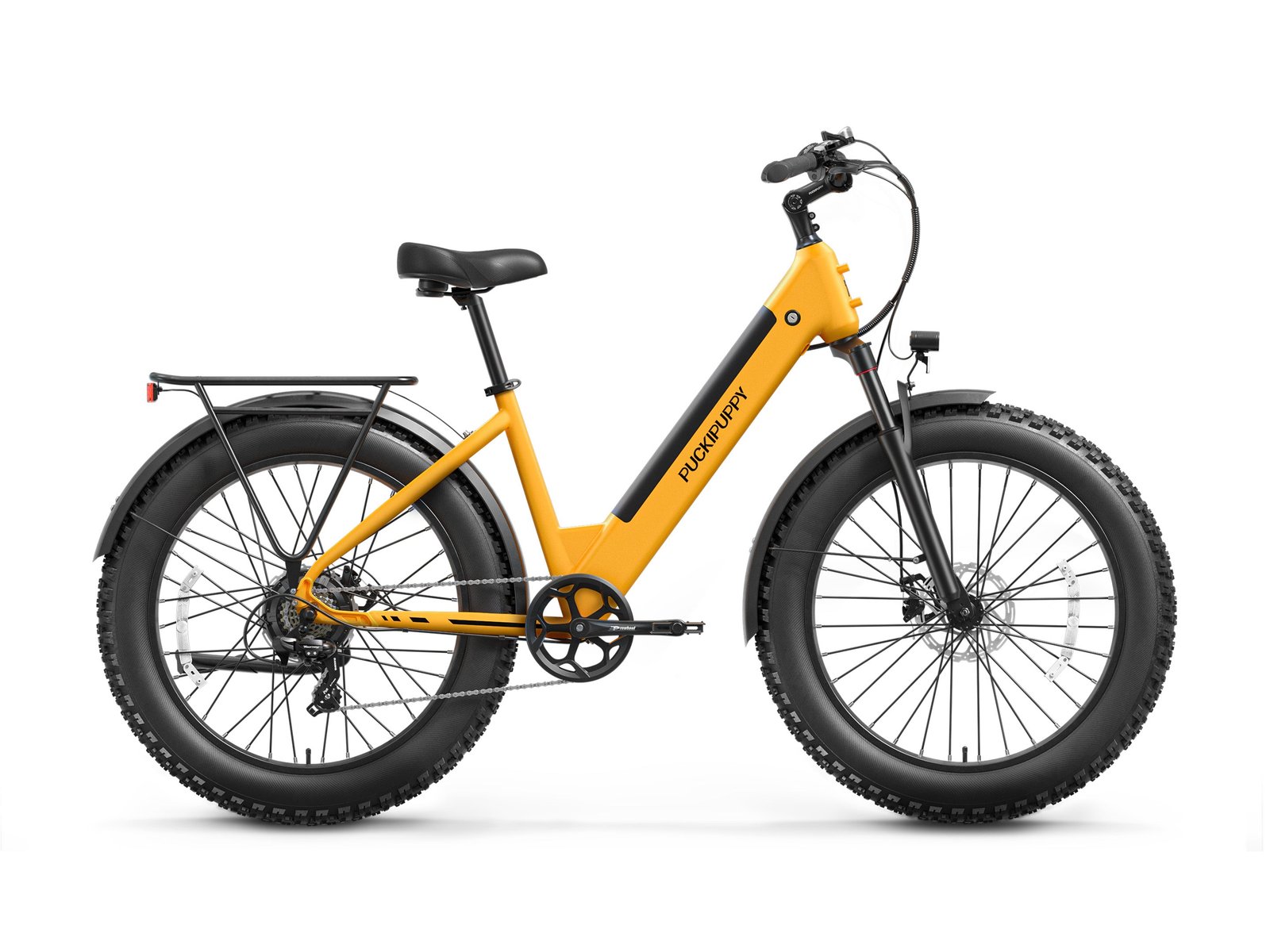 Puckipuppy Samoyed Ebike in bright yellow
