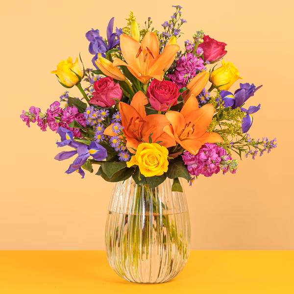 Floral Ratatouille colourful mixed bouquet
