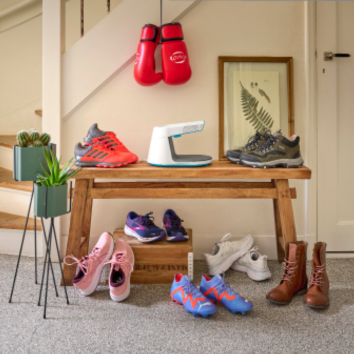 Shoefresh Opod in een sportieve setting