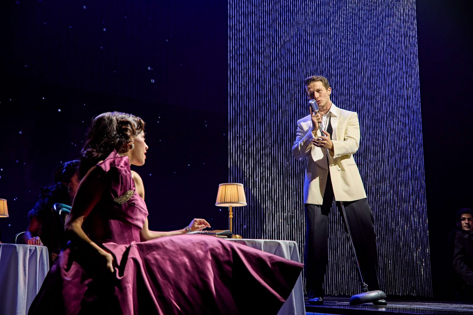 Dancers in a theatrical scene from Sinatra the Musical