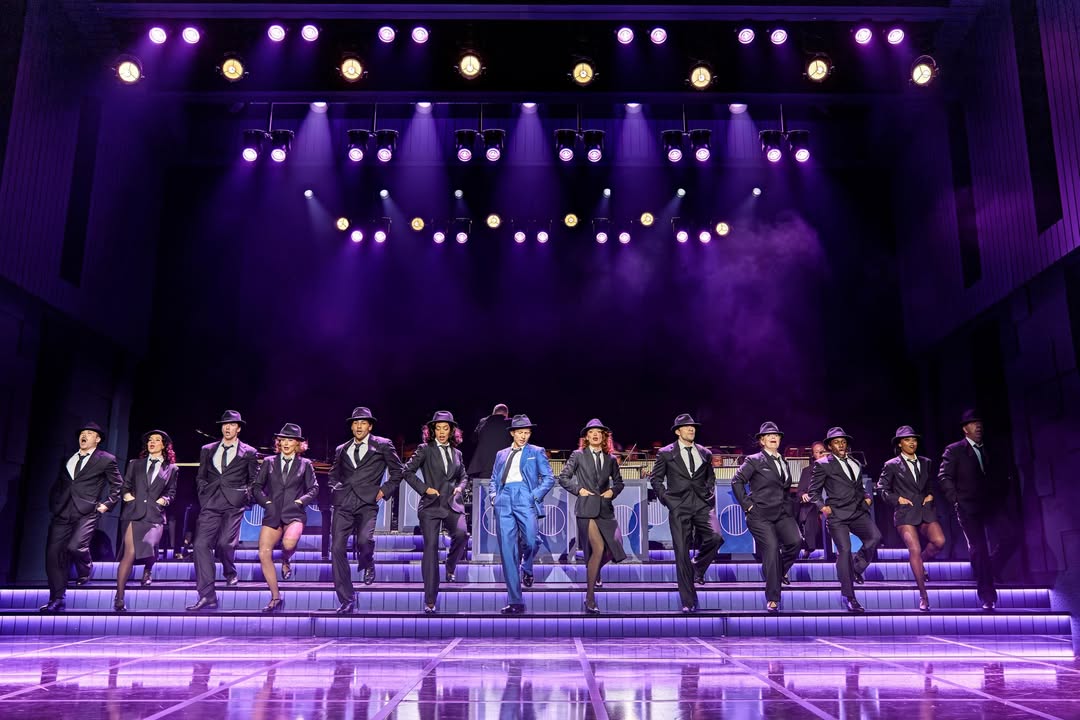 A different stage moment from Sinatra the Musical