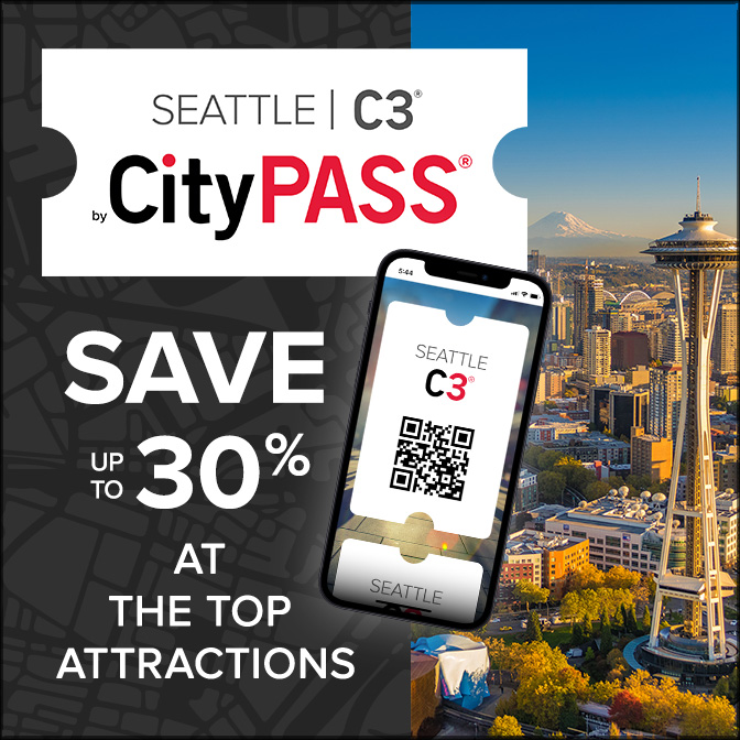 Seattle C3 sightseeing pass tile featuring Sky View Observatory