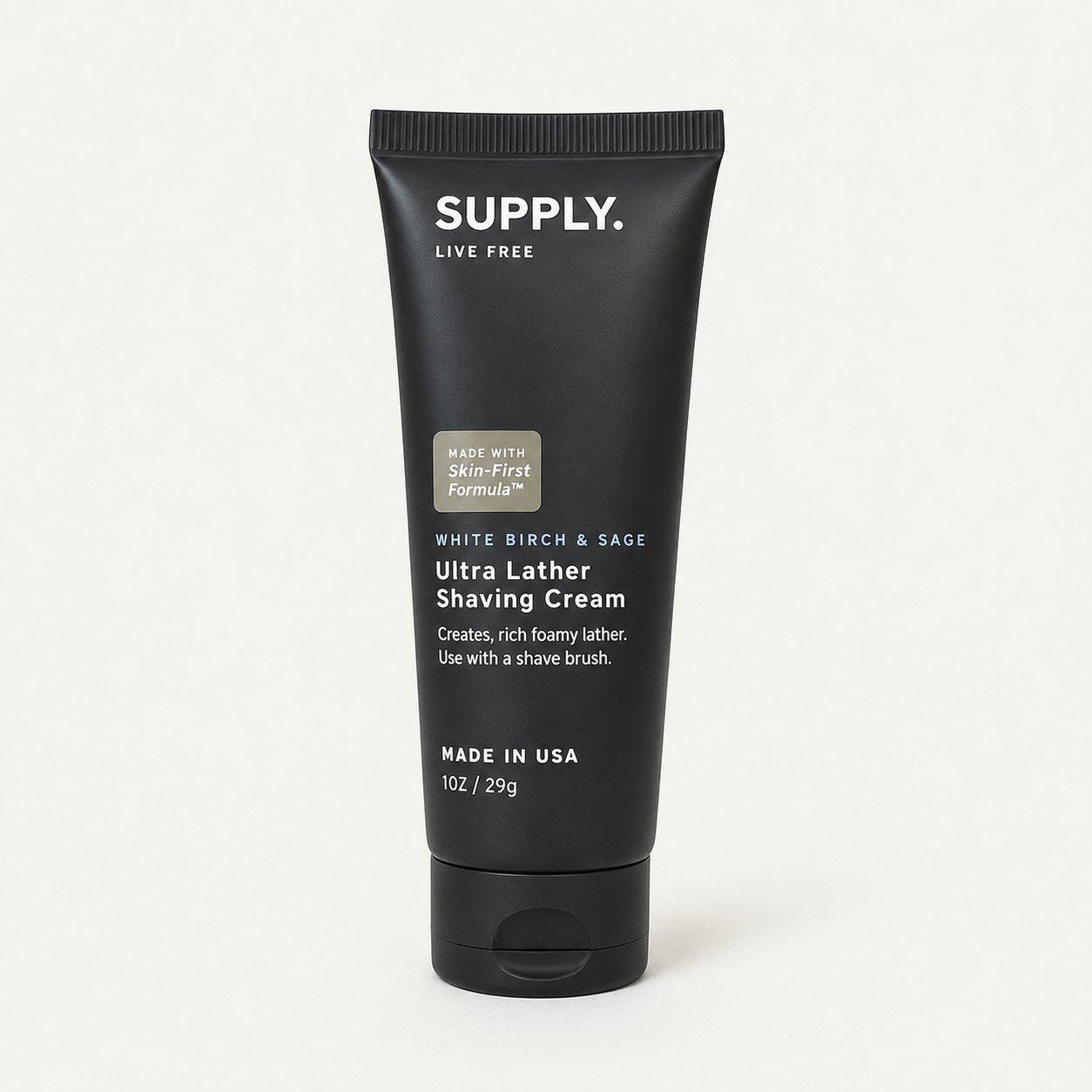 Supply Ultra Lather Shaving Cream tube