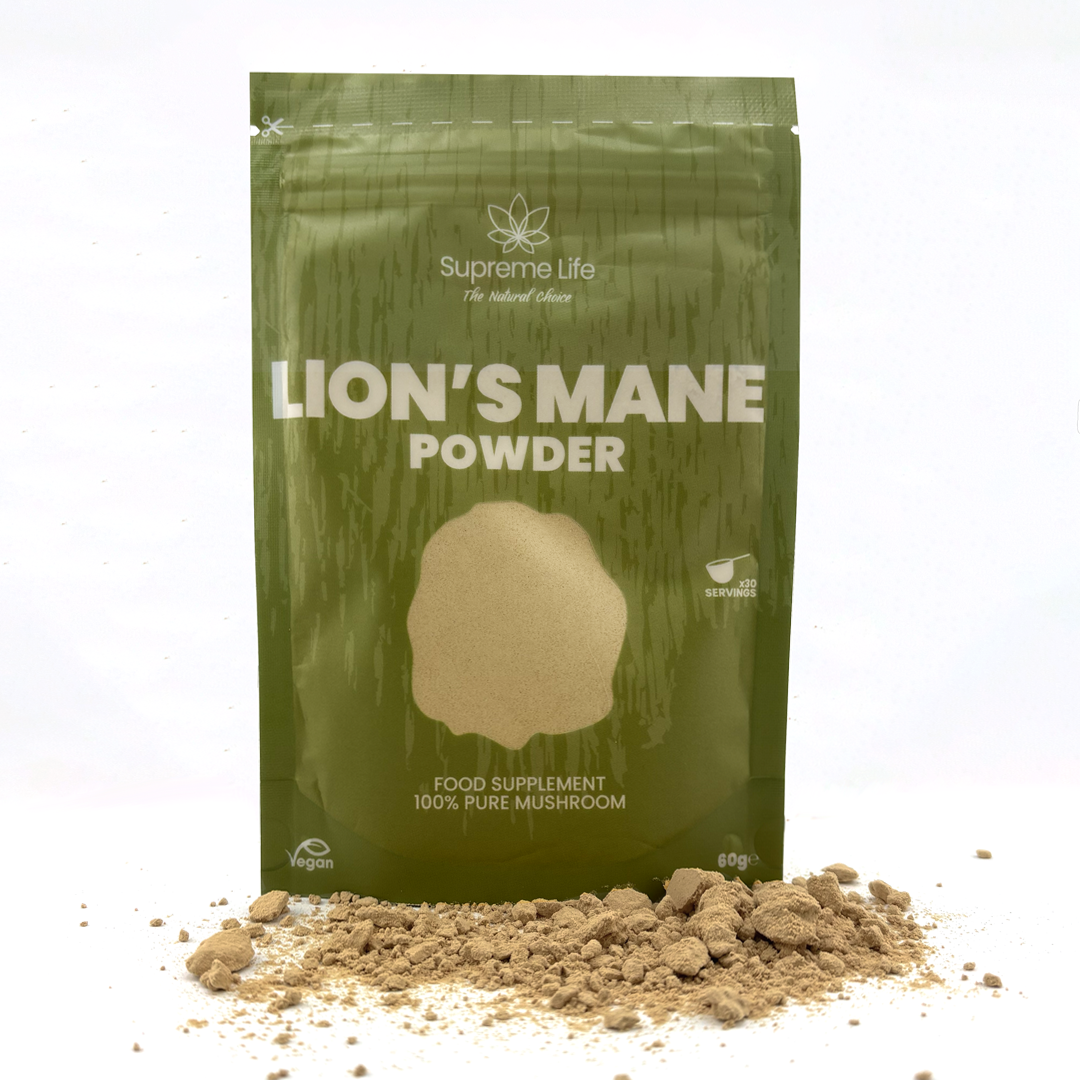 SupremeCBD Lion's Mane Powder pouch