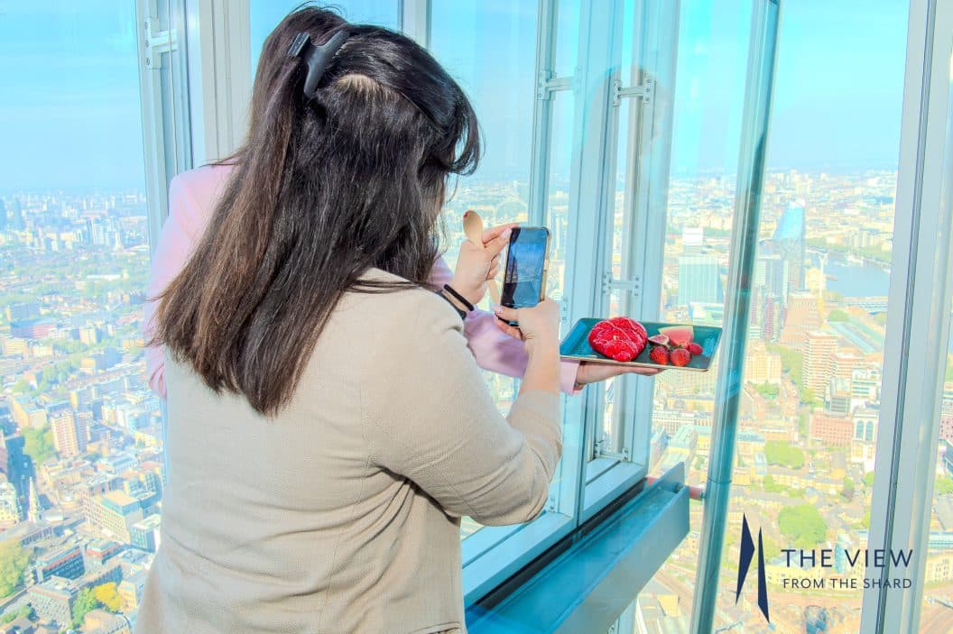 A distinct Wild Idol tasting scene at The View from The Shard
