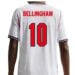 England authentic Aero-Fit home football shirt with Bellingham 10