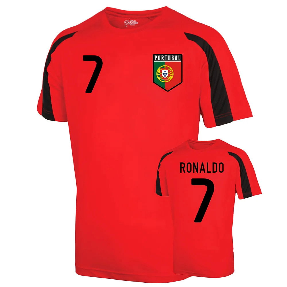 Portugal Sports Training Jersey with Ronaldo 7 for kids