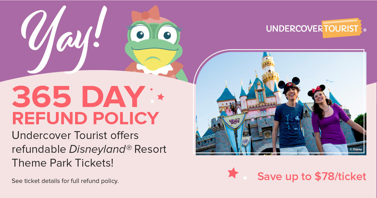 Undercover Tourist Disneyland ticket refund promotion