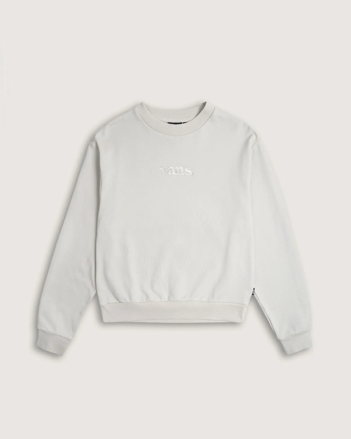 Vans Essential relaxed crew sweatshirt shown as a single garment