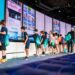 Children using interactive displays at View Boston