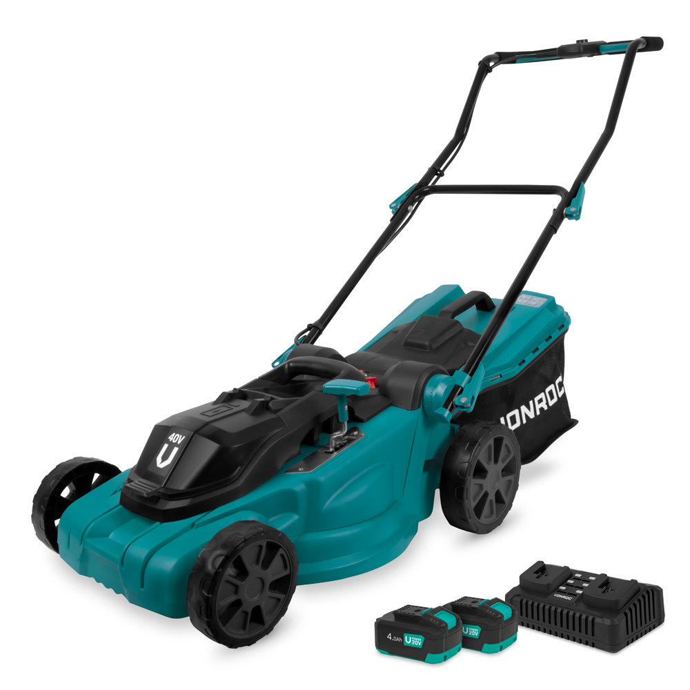 Vonroc 40V plæneklipper med 38 cm klippebredde