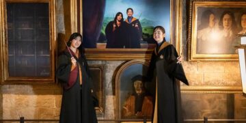 Moving portrait photo spot at Warner Bros. Studio Tour Tokyo