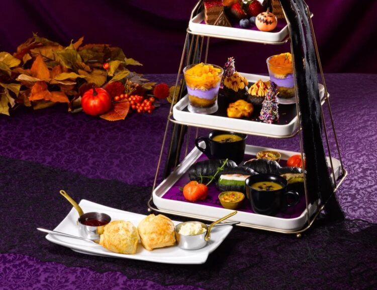 Dark Arts Halloween Afternoon Tea served at Backlot Cafe