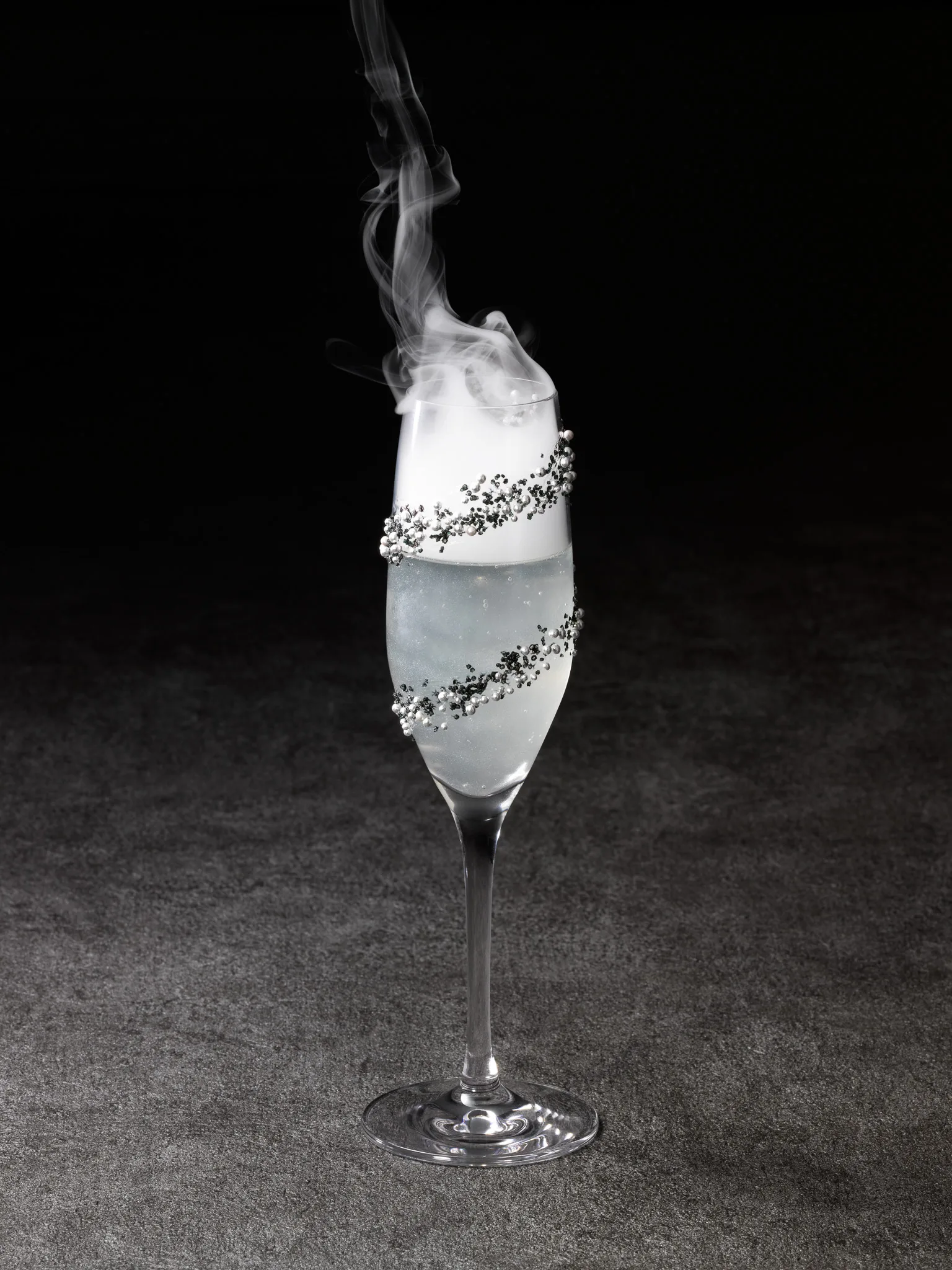 Dementor Kiss welcome cocktail served with the afternoon tea