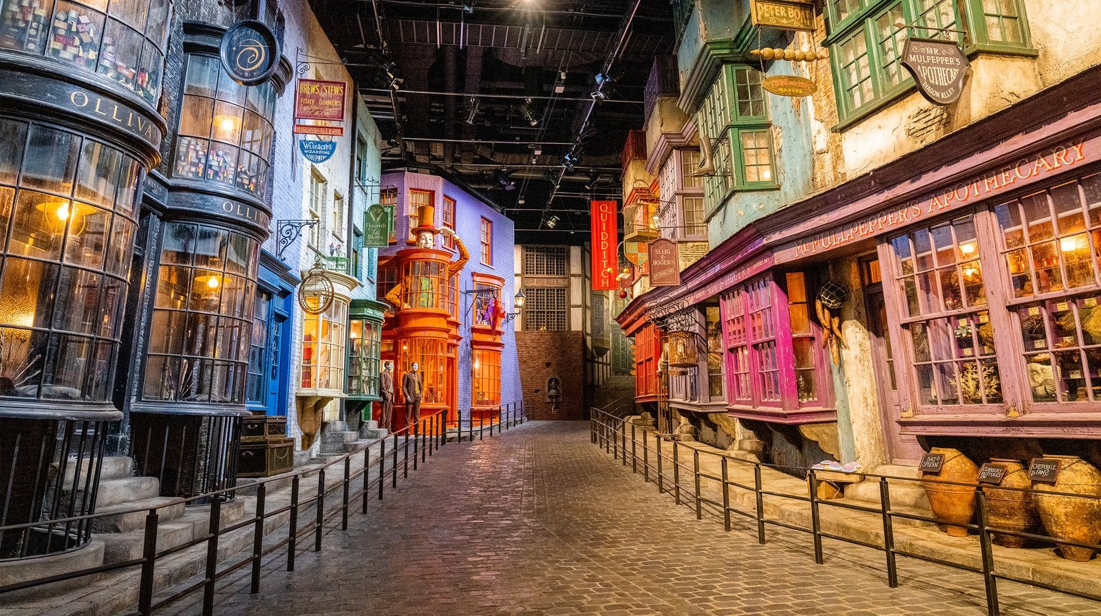 Diagon Alley set at Warner Bros. Studios Japan