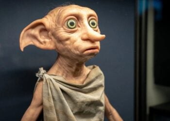Dobby creature effects display at Warner Bros. Studios Japan