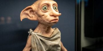 Dobby creature effects display at Warner Bros. Studios Japan