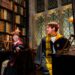 Library set at Warner Bros. Studios Japan
