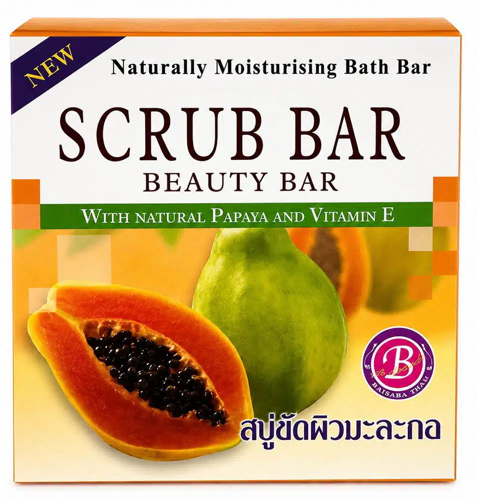 Papaya Scrub Bar