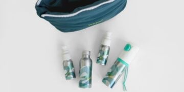 Wype Puffer Pouch with Wype bottles