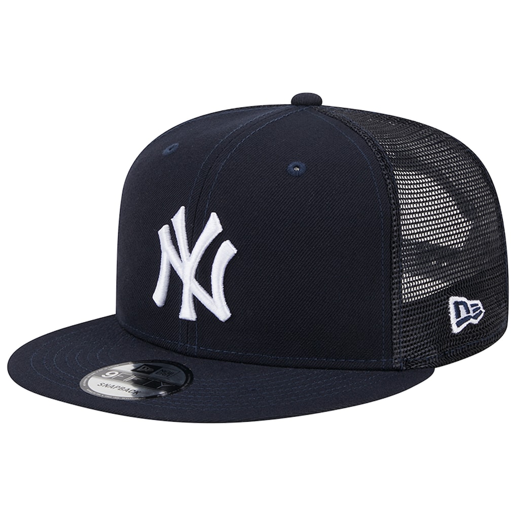 Navy New York Yankees New Era team color Trucker 9FIFTY snapback hat