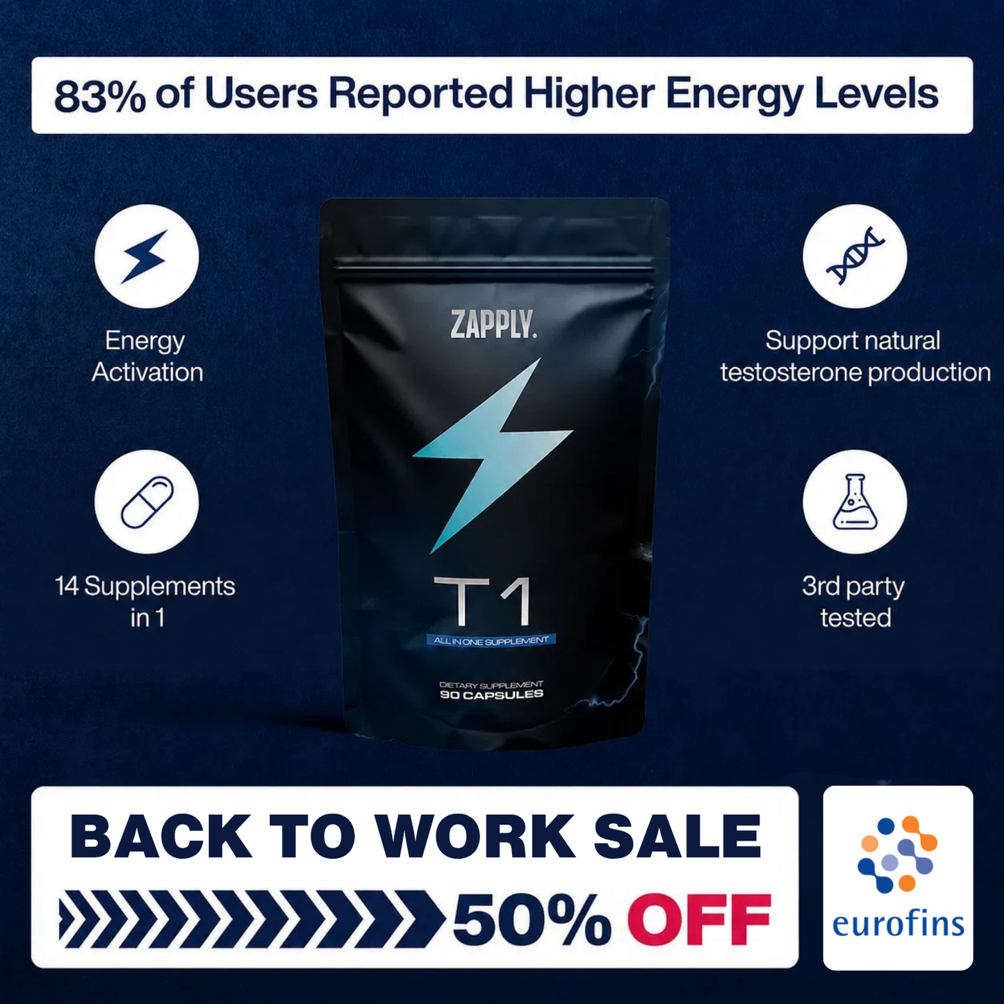 Zapply T1 supplement product pack