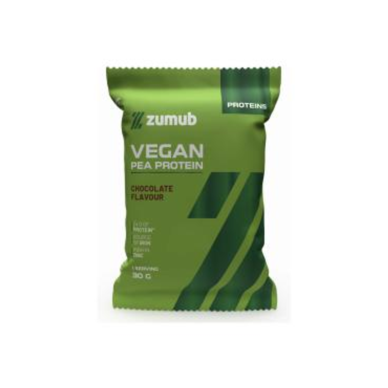 Groen zakje Zumub Vegan Protein