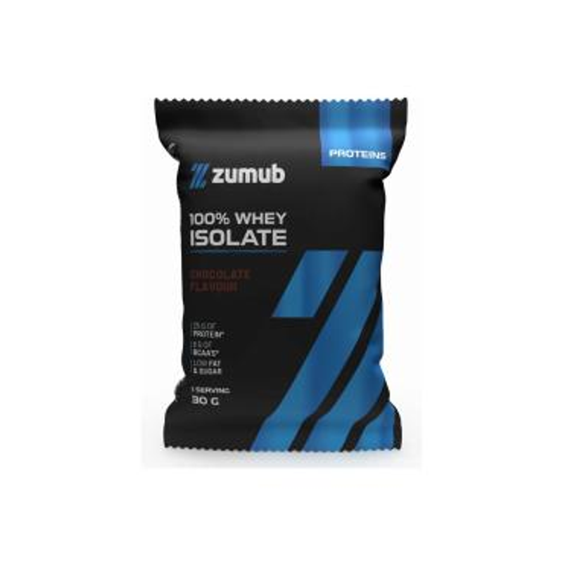 Zwart zakje Zumub 100% Whey Isolate
