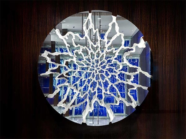 Terra artwork in an interior setting