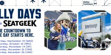 Rally Days event scene at AT&T Stadium