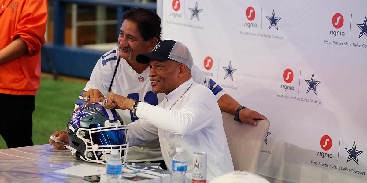 Rally Days entertainment inside AT&T Stadium