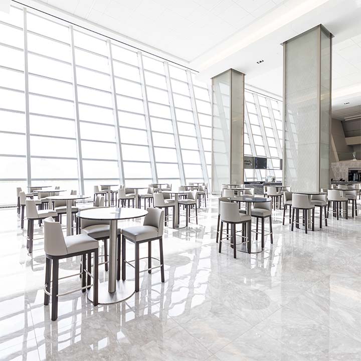 The silver level inside AT&T Stadium
