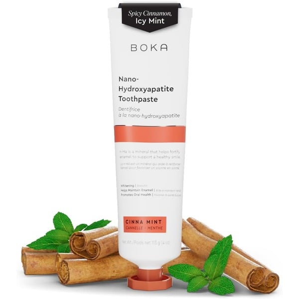 Boka fluoride-free toothpaste with nano hydroxyapatite