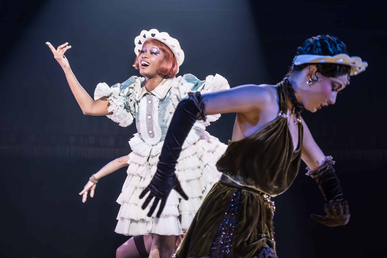 Performers in a Cabaret stage scene