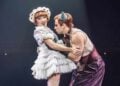 Cabaret performers in a stage scene