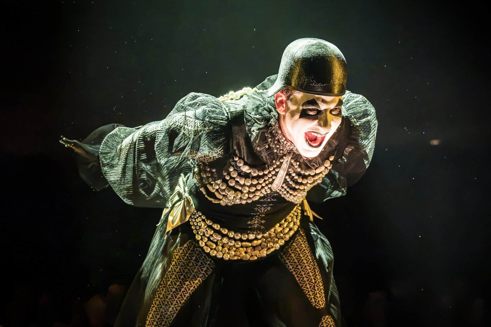 Cabaret performers during a theatrical number