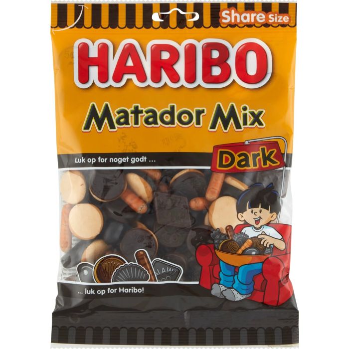 Haribo Matador Mix Dark Lakritzsortiment in einer Packung