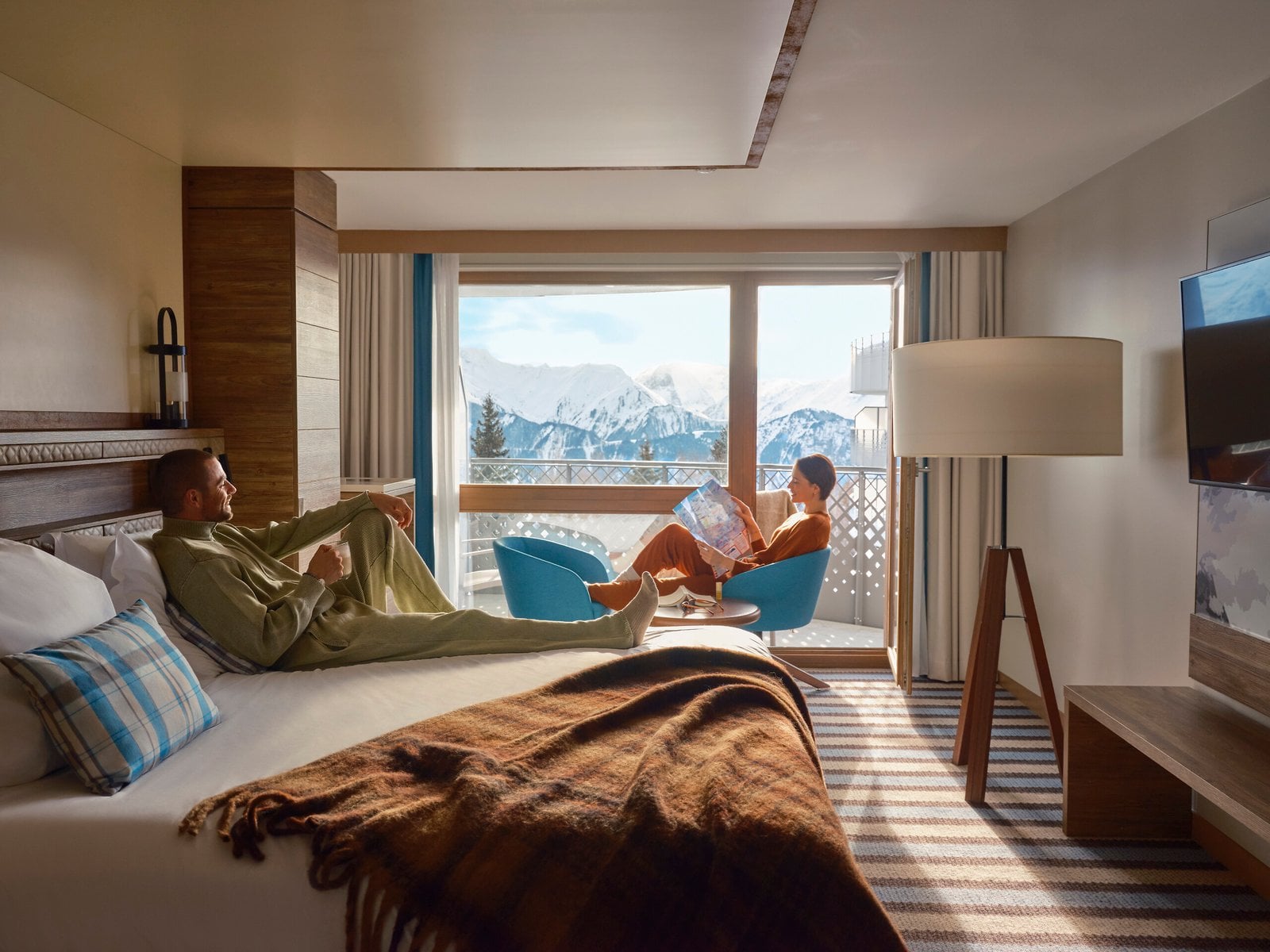 Deluxe room accommodation at Club Med Alpe d’Huez