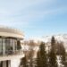 Alpe d'Huez resort buildings set against the French Alps