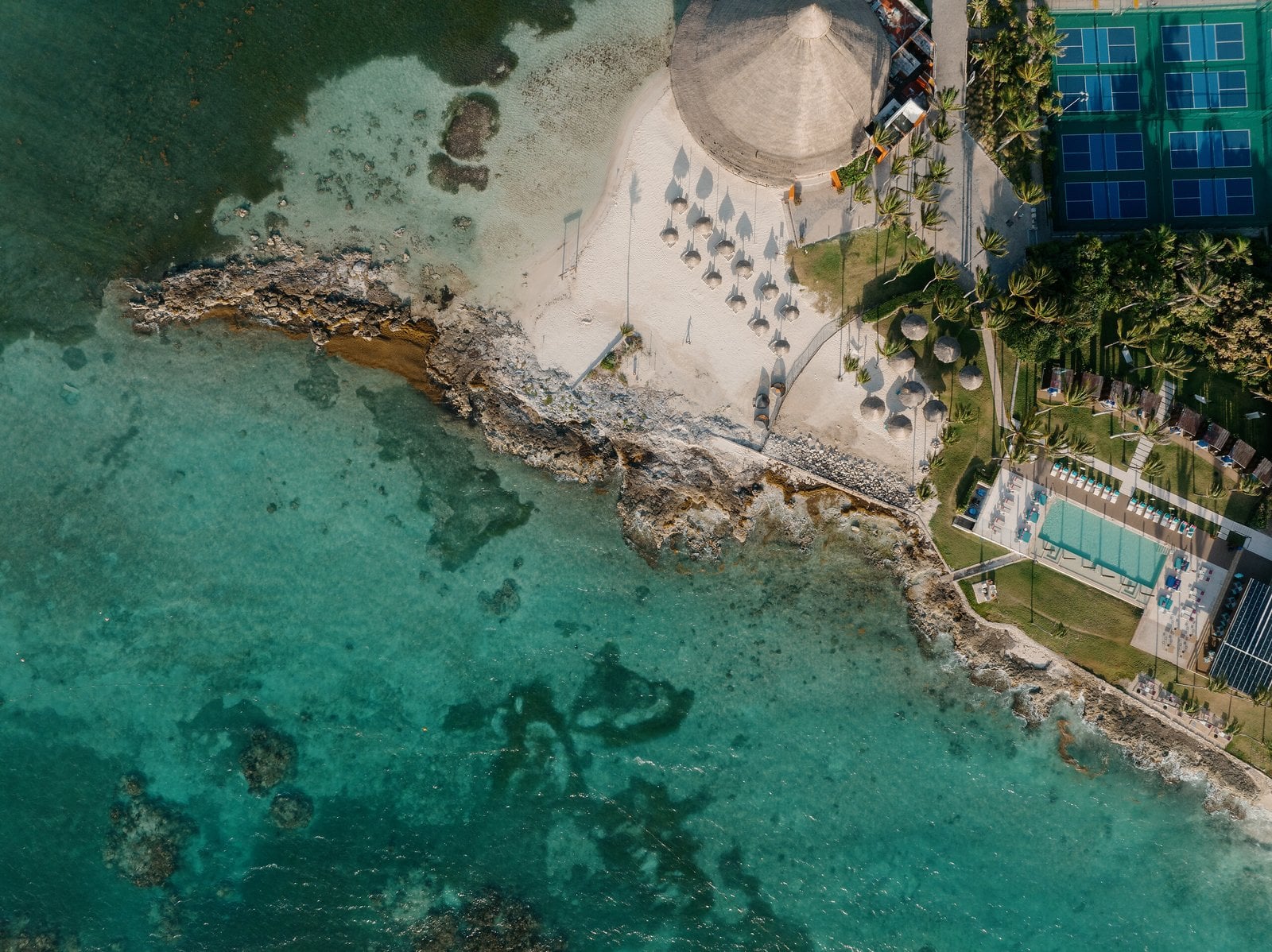 Coastal setting at Club Med Cancun